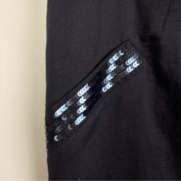 LOFT Shift Dress Sequin Navy Sequin Women’s Size 8 - Picture 12 of 12